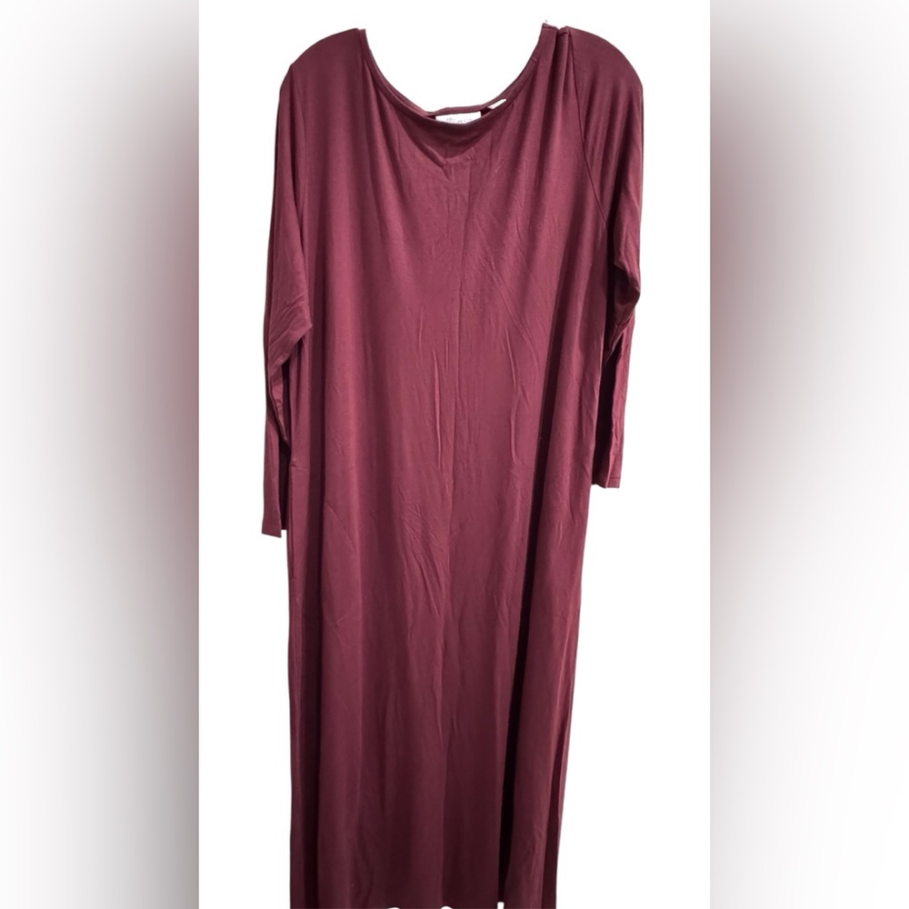 Belle by Kim Gravel Burgundy Dress
